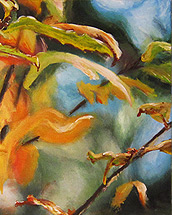 autumn (2011, acrylic paint on canvas, 60x60cm)