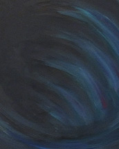 deeper (2012, acrylic paint on canvas 40x40cm)