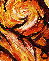 eruption (2011, varnish, 30x90cm)