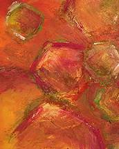 funkeln (2014, acrylic paint on cardboard 70x100cm)