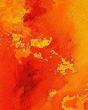 magma (2018, acrylic paint on canvas, 70x50cm)