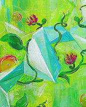 marienplatzfest (2015, acrylic paint on canvas 70x100cm)
