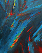 nachtschimmer (2013, acrylic paint on canvas 60x60cm)