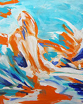 paarweise (2013, acrylic paint on cardboard 100x70cm)