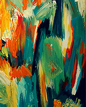 reflexe (2013, acrylic paint on canvas 60x60cm)
