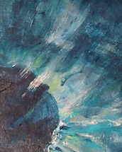schaumermal (2013, acrylic paint on cardboard 100x70cm)