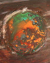 space night (2013, acrylic paint on canvas 60x60cm)