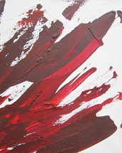 spread (2012, acrylic paint on canvas 30x30cm)