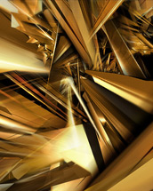golden perception (rendered, photoshop)