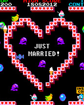 just married (bubble bobble mod, photoshop)