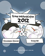 schneemänner (photoshop & drawing)