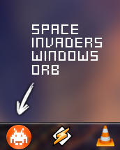 space invaders windows orb (photoshop)